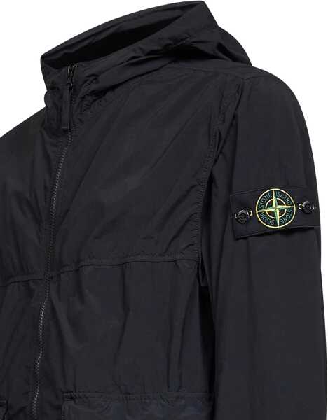 Bomber jacket Stone Island Sanded Nylon-Tc Jacket BLACK Barbati (BM 19747361) 3