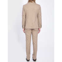 Costume pentru Barbati - Costume Tagliatore Single-Breasted Suit In Virgin Wool And Silk BROWN Barbati (BM 19747376) - B-mall.ro