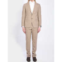 Costume Single-Breasted Suit In Virgin Wool And Silk Barbati