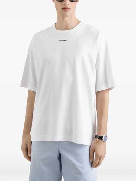 Tricouri Dolce & Gabbana Oversized Cotton T-Shirt WHITE Barbati (BM 19747388) 4