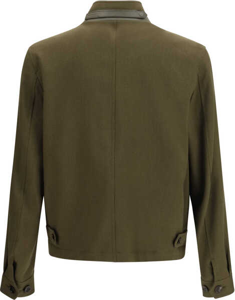 Pulovere casual Tom Ford Harrington Jacket GREEN WOOD Barbati (BM 19747469) 2