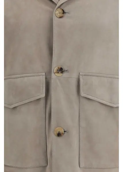 Geci de iarna Brunello Cucinelli Suede Jacket KAKY Barbati (BM 19747478) 3