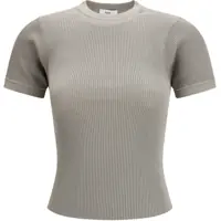 Tricouri Short-sleeve ribbed T-shirt Femei