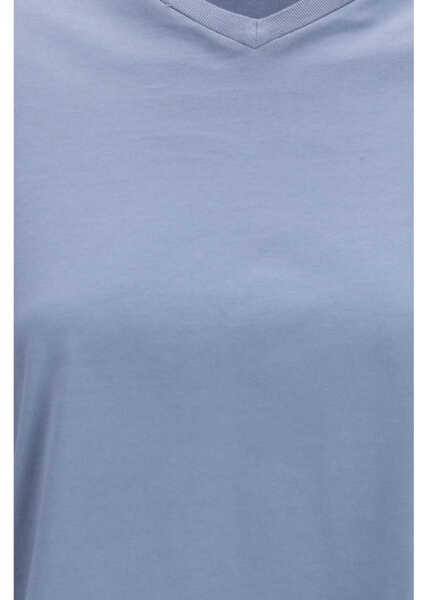 Tricouri Rier Cotton V-neck T-shirt AVIO JERSEY Femei (BM 19747490) 3