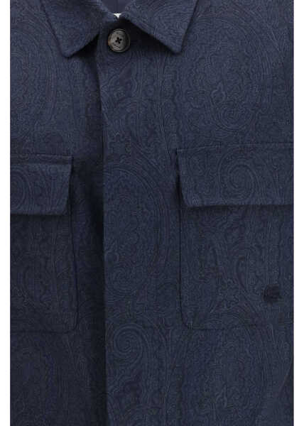 Jachete ETRO Pure wool Shacket X0885 Barbati (BM 19747502) 3