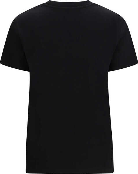 Tricouri Moncler Cotton T-shirt BLACK Femei (BM 19747520) 2