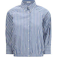 Camasi casual Shadow stripe poplin Shirt Femei