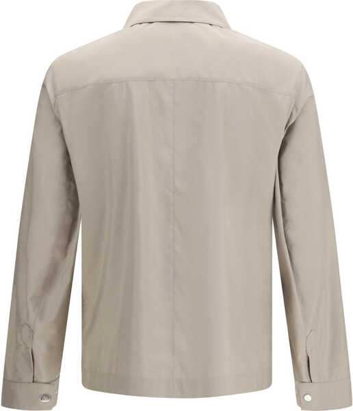 Jachete Brunello Cucinelli Unlined nylon Jacket BROWN Barbati (BM 19747535) 2