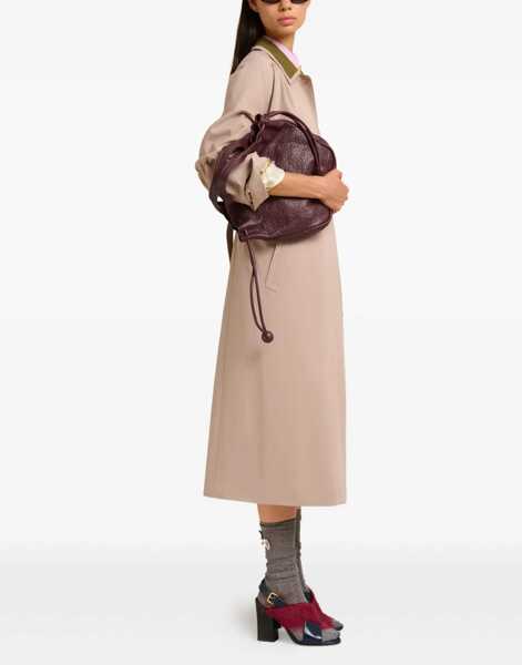 Paltoane Marni Gabardine Trench CEMENT Femei (BM 19747538) 3