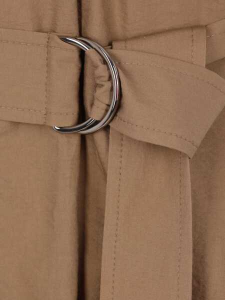 Rochii Brunello Cucinelli Cotton poplin Dress Precious Shoulder Detail DUNA Femei (BM 19747553) 4