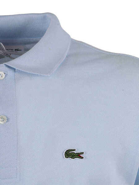 Tricouri Polo Lacoste BEST SHORT SLEEVE POLO Light Blue Barbati (BM 19747755) 3