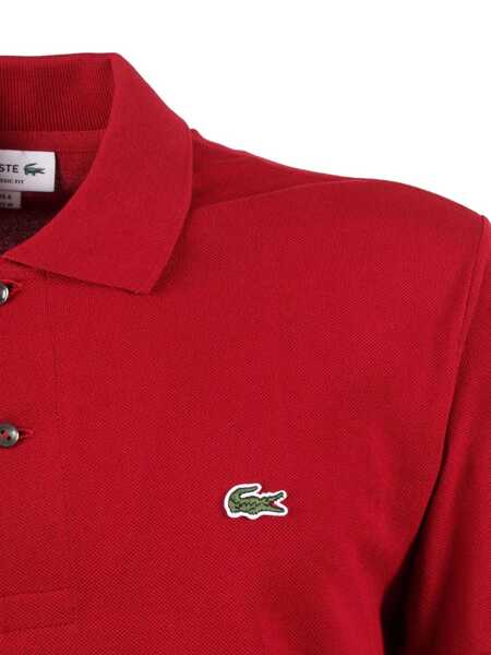 Tricouri Polo Lacoste BEST SHORT SLEEVE POLO Red Barbati (BM 19747758) 3