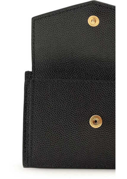 Portofele Saint Laurent Micro-grain leather Wallet BLACK Femei (BM 19748009) 3
