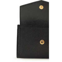 Portofele Dama - Portofele Saint Laurent Micro-grain leather Wallet BLACK Femei (BM 19748009) - B-mall.ro