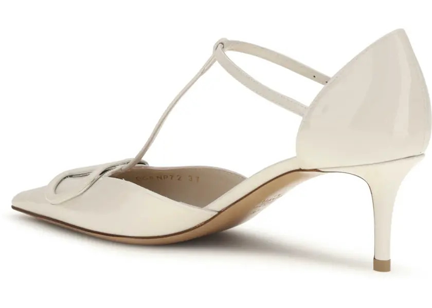 Sandale Valentino Garavani VLogo Signature DOrsay Pumps LIGHT IVORY Femei (BM 19748021) 3