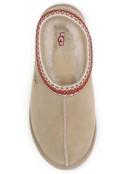 Sandale UGG Tasman II Mules SAND/DARK CHERRY Femei (BM 19748057) 4