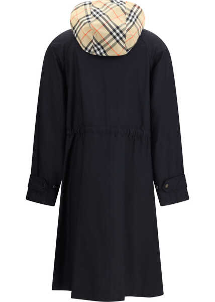 Geci Parka Burberry Newbury Parka in stretch nylon twill BLACK Femei (BM 19748060) 2