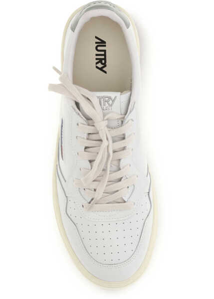 Sneakers AUTRY MEDALIST LOW MAN LEATHER/LEATHER WHITE/SEA GRASS Barbati (BM 19748090) 4