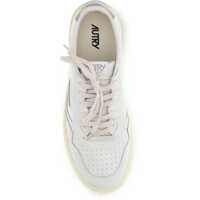 Sneakers AUTRY pentru Barbati - Sneakers AUTRY MEDALIST LOW MAN LEATHER/LEATHER WHITE/SEA GRASS Barbati (BM 19748090) - B-mall.ro