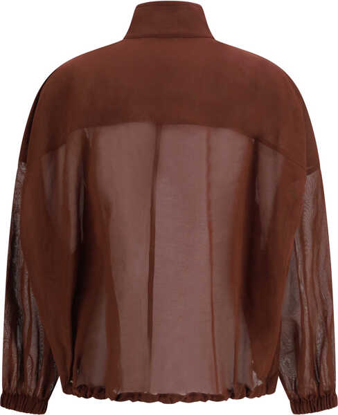 Bluze de trening Brunello Cucinelli Cotton organza Shirt MULBERRY Femei (BM 19748111) 2