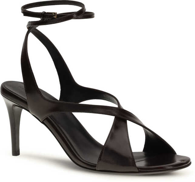 Sandale Khaite LIRIA ANKLE STRAP SANDAL 75 DARK BROWN Femei (BM 19748126) 2