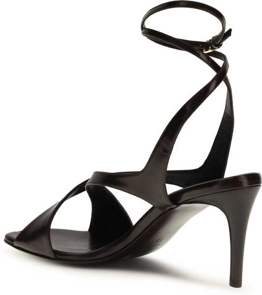 Sandale Khaite LIRIA ANKLE STRAP SANDAL 75 DARK BROWN Femei (BM 19748126) 3