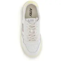 Sneakers AUTRY Dama - Sneakers AUTRY Medalist Low Sneakers LEATHER/LEATHER WHITE/LEMON MERINGUE Femei (BM 19748129) - B-mall.ro