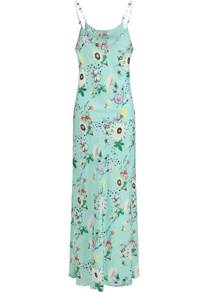 Rochii RABANNE Chain-detail floral maxi Dress V336 Femei (BM 19748141) 2