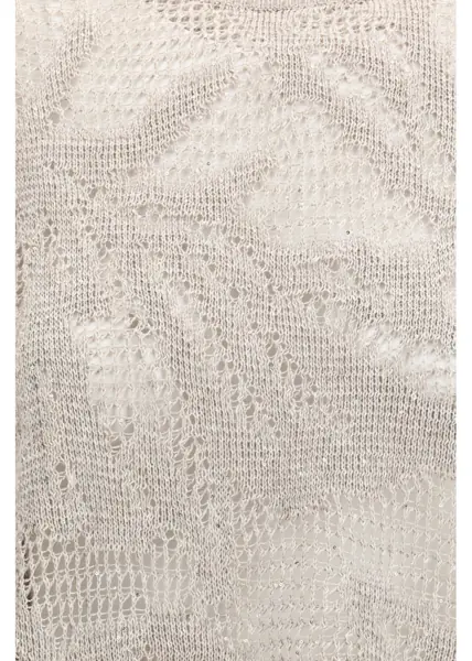 Tricouri Brunello Cucinelli Dazzling Water Lillies T-shirt BEIGE FREDDO Femei (BM 19748147) 3