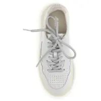 Sneakers AUTRY Dama - Sneakers AUTRY Medalist Low Sneakers LEATHER/SWOLL WHITE/SILVER Femei (BM 19748165) - B-mall.ro
