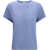 Brunello Cucinelli cashmere glitter T-shirt BLUE DUSK