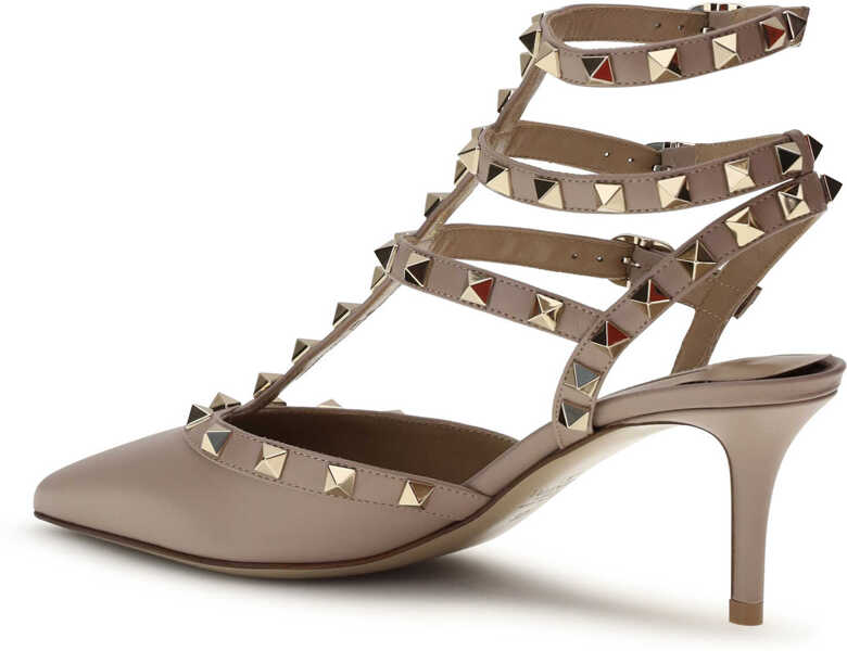 Sandale Valentino Garavani Rockstud Pump POUDRE Femei (BM 19748195) 3