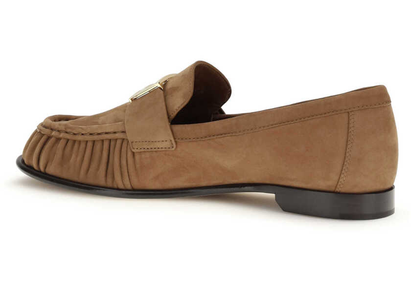 Mocasini Fendi Suede Loafers SELLIER Femei (BM 19748213) 3