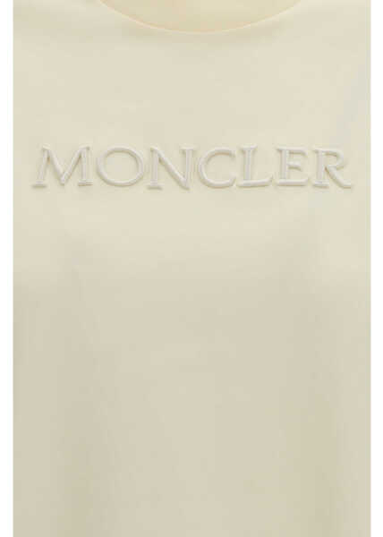 Tricouri Moncler Cotton T-shirt WHITE Femei (BM 19748225) 3