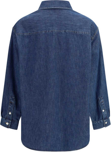 Camasi de blugi Valentino Garavani Solid chambray denim Shirt MEDIUM BLUE DENIM Femei (BM 19748243) 2