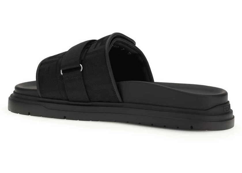 Sandale Fendi Chunky Slide Sandals NERONERO Barbati (BM 19748252) 3