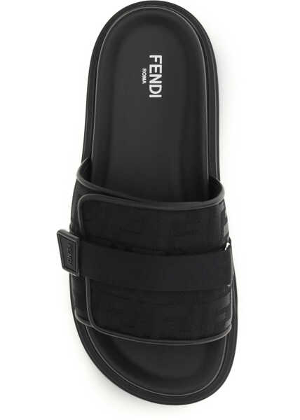 Sandale Fendi Chunky Slide Sandals NERONERO Barbati (BM 19748252) 4
