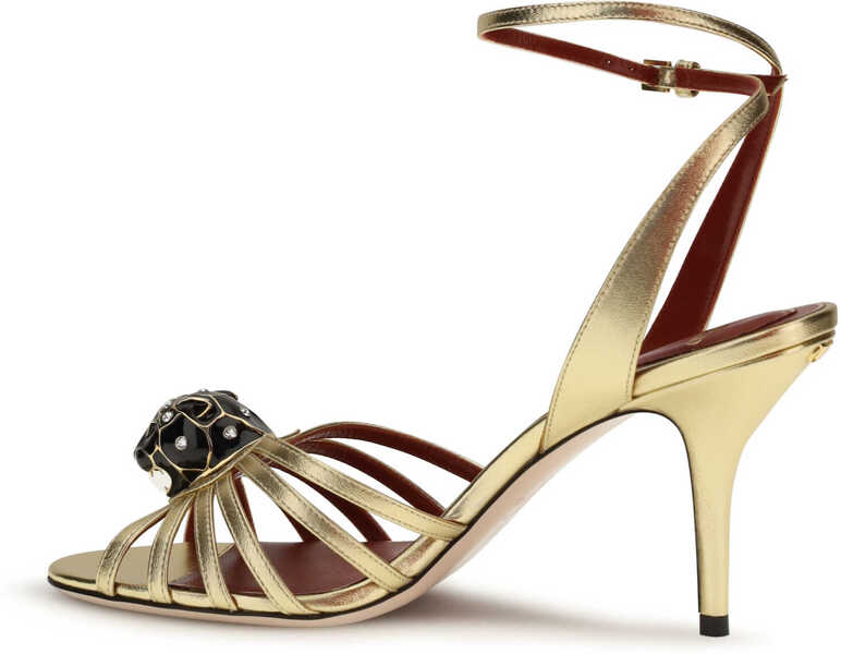 Sandale Valentino Garavani Pas De Chat Sandals ANTIQUE BRASS LIGHT Femei (BM 19748255) 3