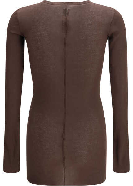 Tricouri Rick Owens Long-sleeved fitted MACASSAR Barbati (BM 19748267) 2