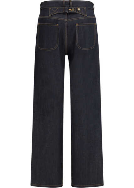 Blugi Thom Browne Selvedge 5-pocket Jeans NAVY Femei (BM 19748273) 2