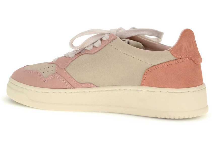Sneakers AUTRY Medalist Low Sneakers TRCOLOR/SUEDE PAPAYA/BUTTER/CAMMEO Femei (BM 19748279) 3
