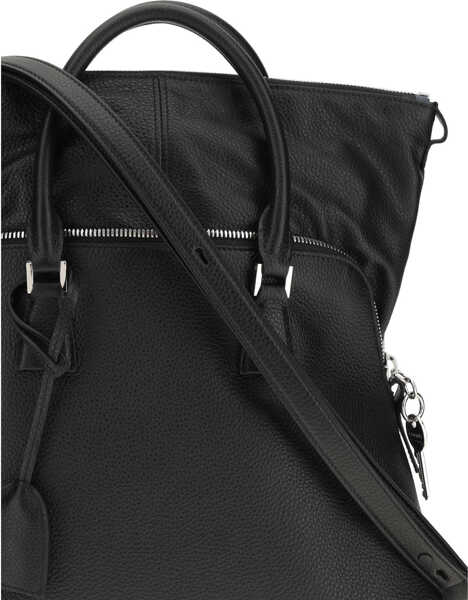Genti de mana Maison Margiela 5AC Soft Media Handbag BLACK Femei (BM 19748300) 4