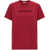 Moncler Cotton T-Shirt With Logo BORDEAUX