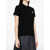 Moncler Cotton Piqu&eacute; Polo Shirt With Logo BLACK