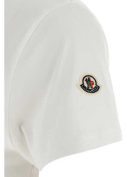 Tricouri Moncler Cotton Jersey T-Shirt WHITE Femei (BM 19748495) 2