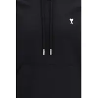 Bluze de trening AMI Paris pentru Barbati - Bluze de trening AMI Paris Ami de Coeur cotton Hoodie NOIR/BLANC CREME Barbati (BM 19748507) - B-mall.ro
