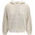 Brunello Cucinelli Sparkling Net cotton hooded Cardigan AVENA+BEIGE