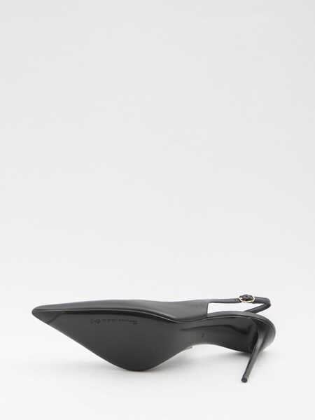 Pantofi cu toc Dolce & Gabbana Slingback Pumps In Silk Nappa BLACK Femei (BM 19748555) 4