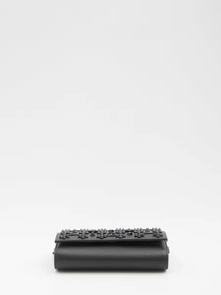 Genti de mana Christian Louboutin Paloma Wallet On Chain Pouch BLACK Femei (BM 19748558) 3