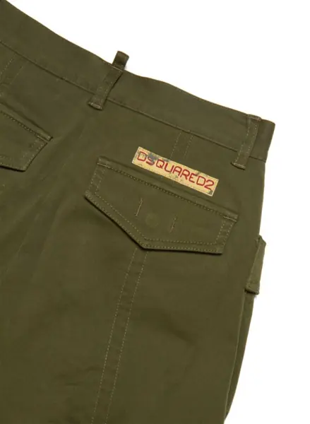 Pantaloni casual DSQUARED2 Cargo Pants GREEN Fete (BM 19748594) 2